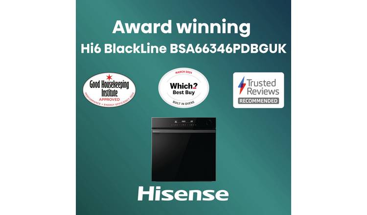 Hisense BSA66346PDBGUK  Built In Single Electric Oven -Black