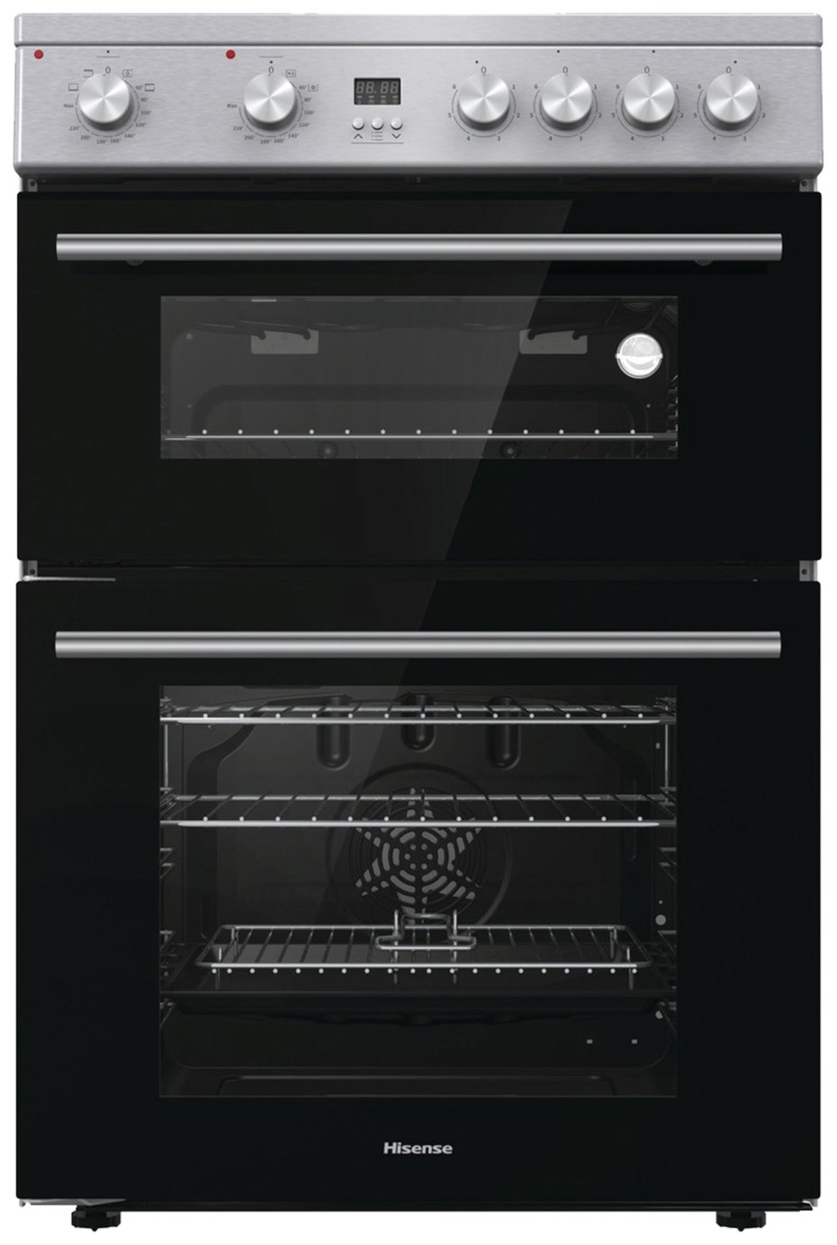 Hisense HDE3211BXUK 60cm Double Oven Electric Cooker-S/Steel