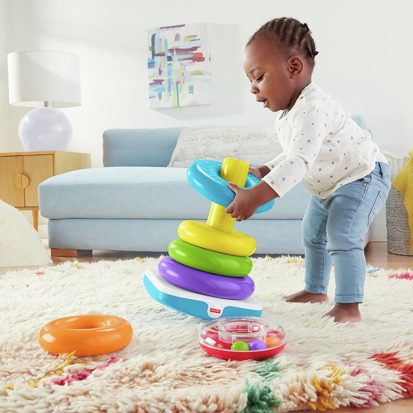 stacking rings toy argos