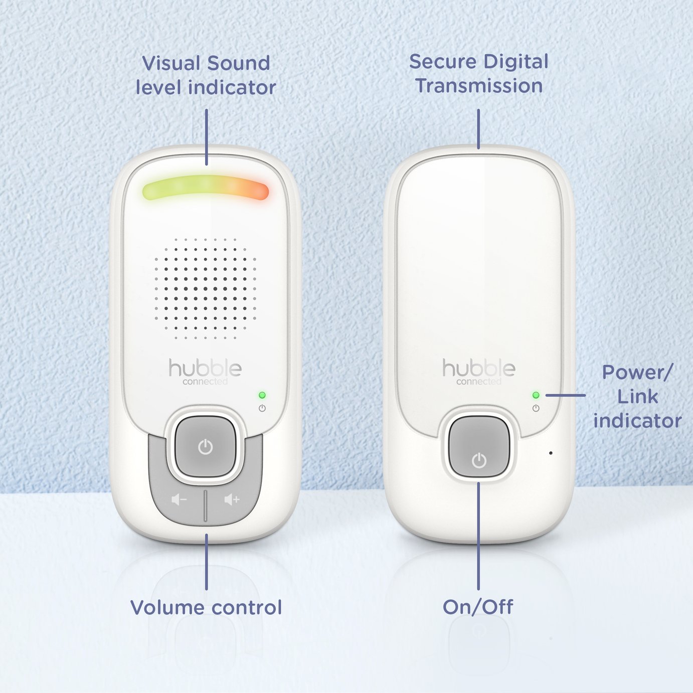 Hubble Listen Pro Digital Audio Baby Monitor