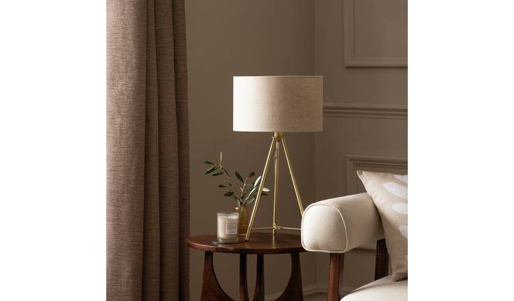 Argos tripod table store lamp