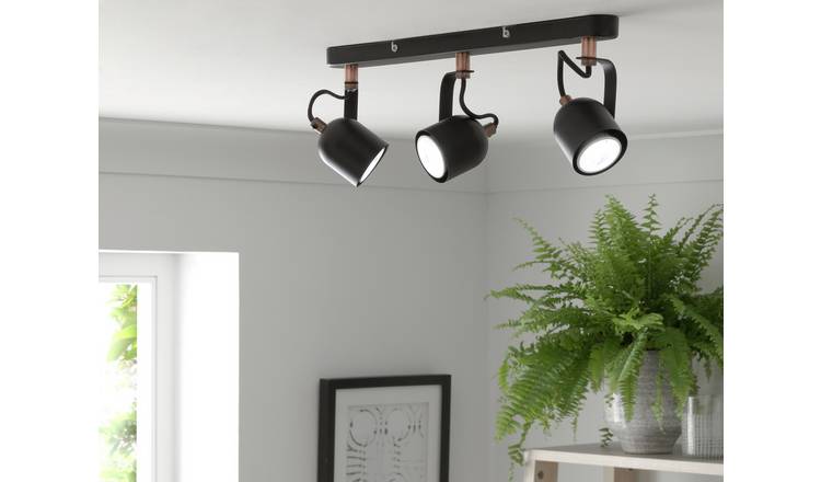 Rose gold deals ceiling spotlights