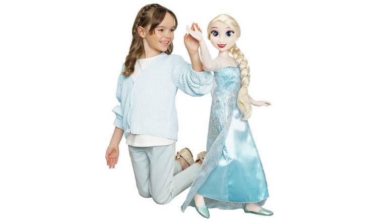 Buy Frozen My Size Elsa Doll Playdate Doll 32inch 86cm Argos