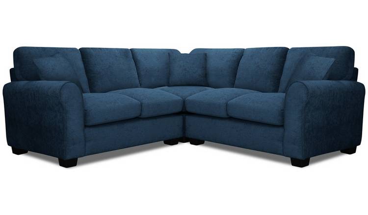 Buy Argos Home Taylor Fabric Corner Sofa Blue Sofas Argos