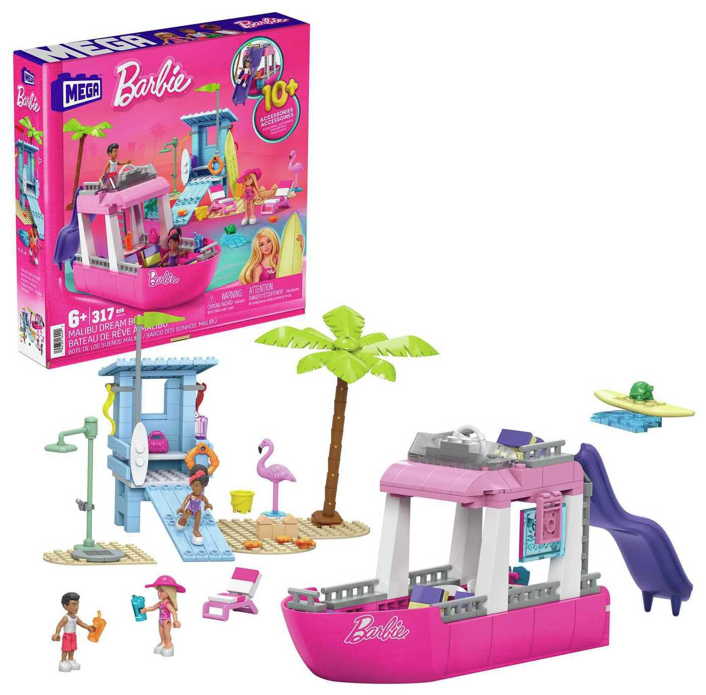 Mega Barbie Building Set - Malibu Dream Boat