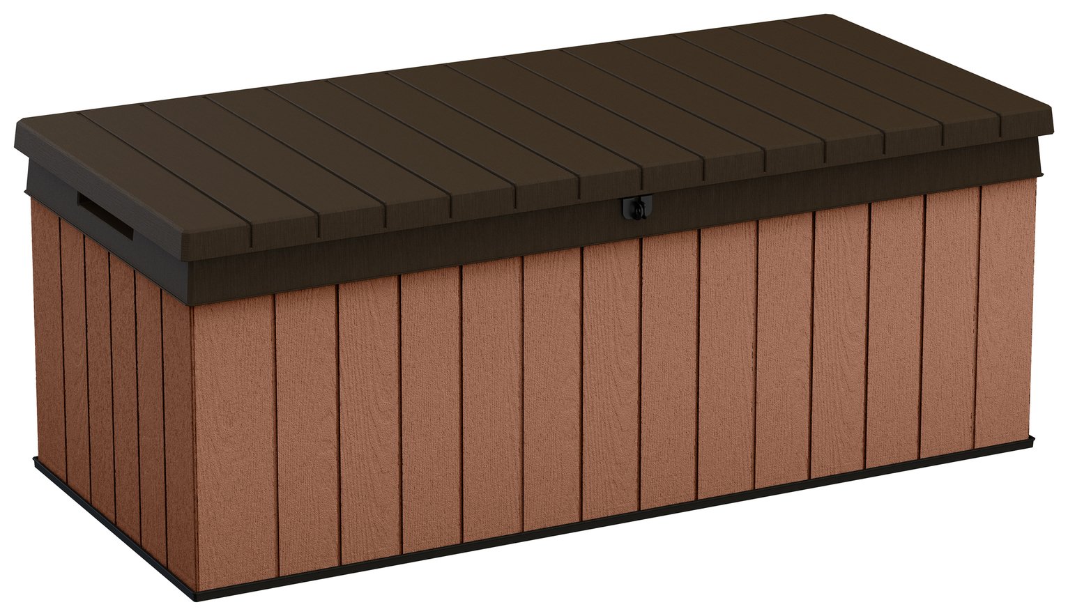 Keter Darwin 380L Outdoor Garden Storage Box - Brown