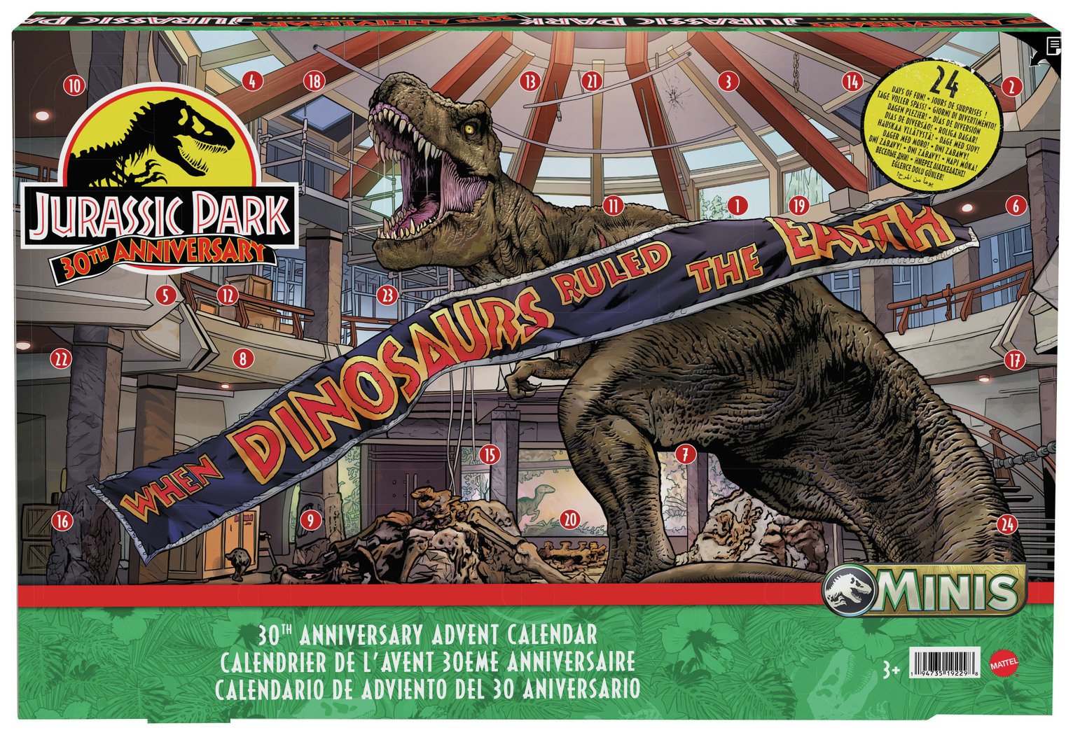 Jurassic World 30th Anniversary Advent Calendar