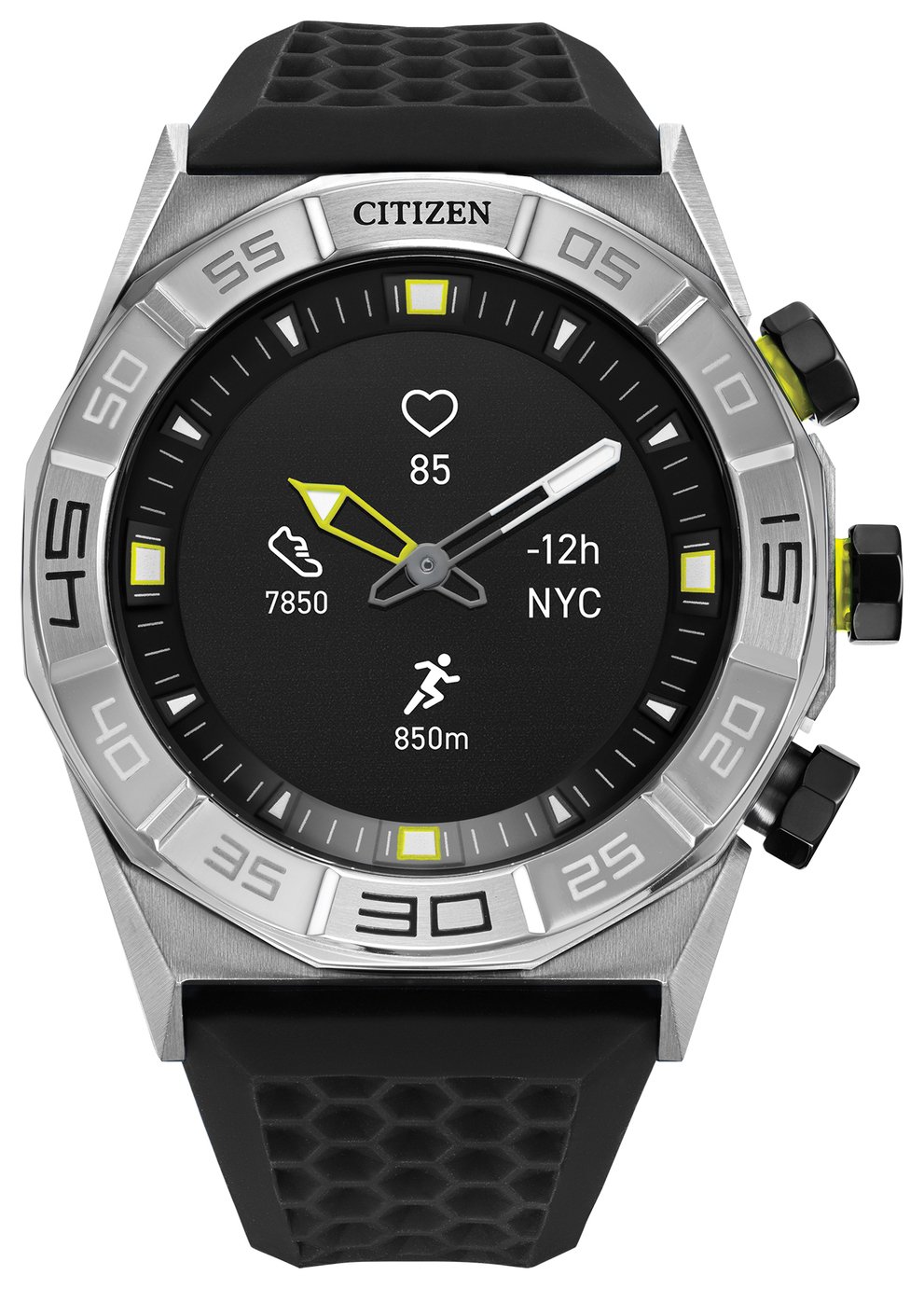 Citizen Gen 1 Black Silicone Strap Smart Watch 