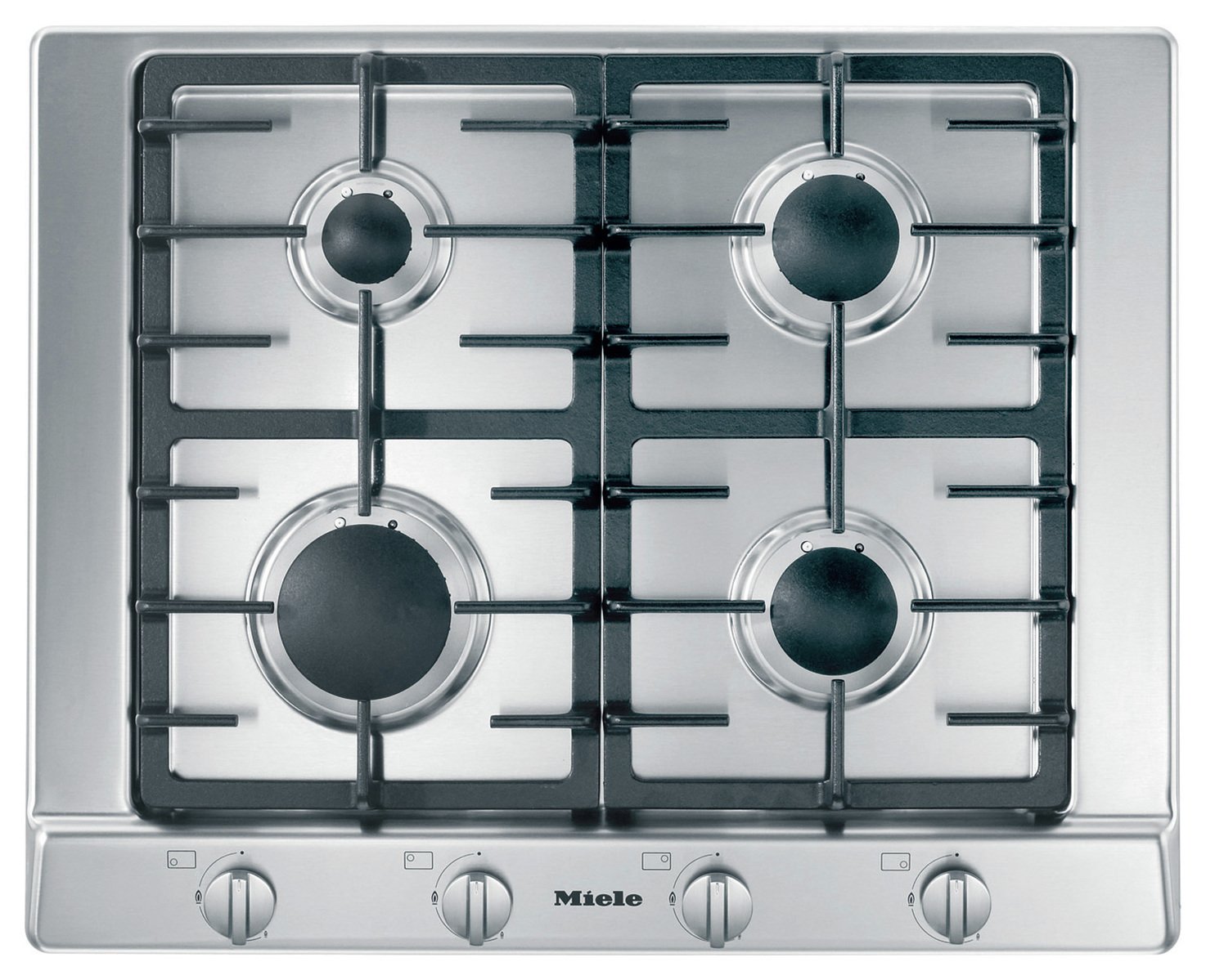 Miele KM2010 65cm Gas Hob - Stainless Steel