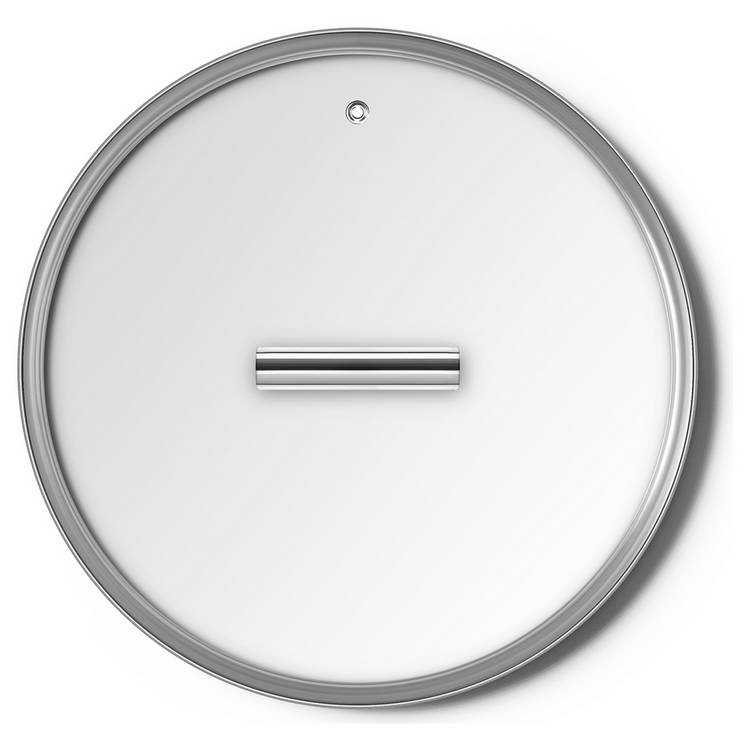 Smeg 26cm Glass and Stainless Steel Cookware Lid 0