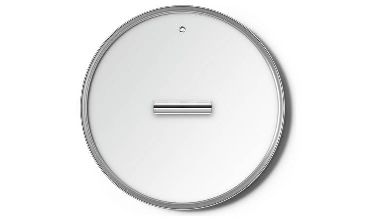 Smeg 28cm Glass and Stainless Steel Cookware Lid