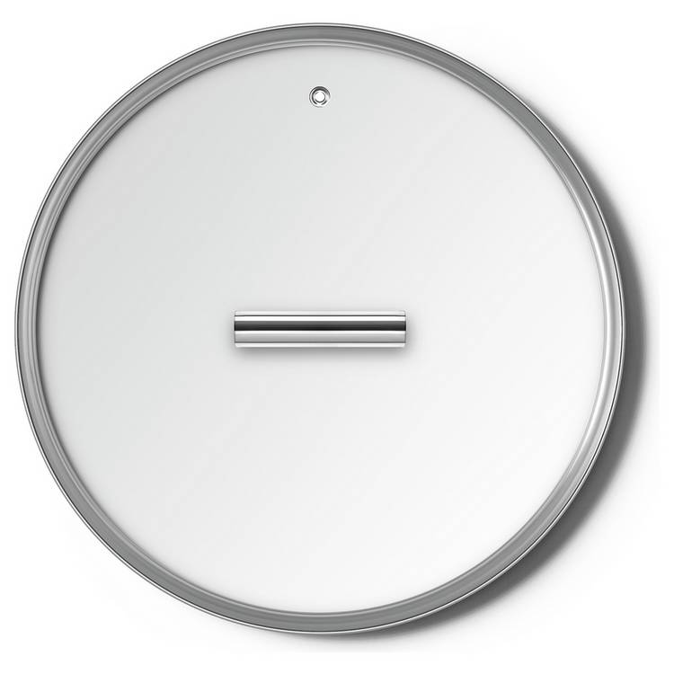 Smeg 28cm Glass and Stainless Steel Cookware Lid 0
