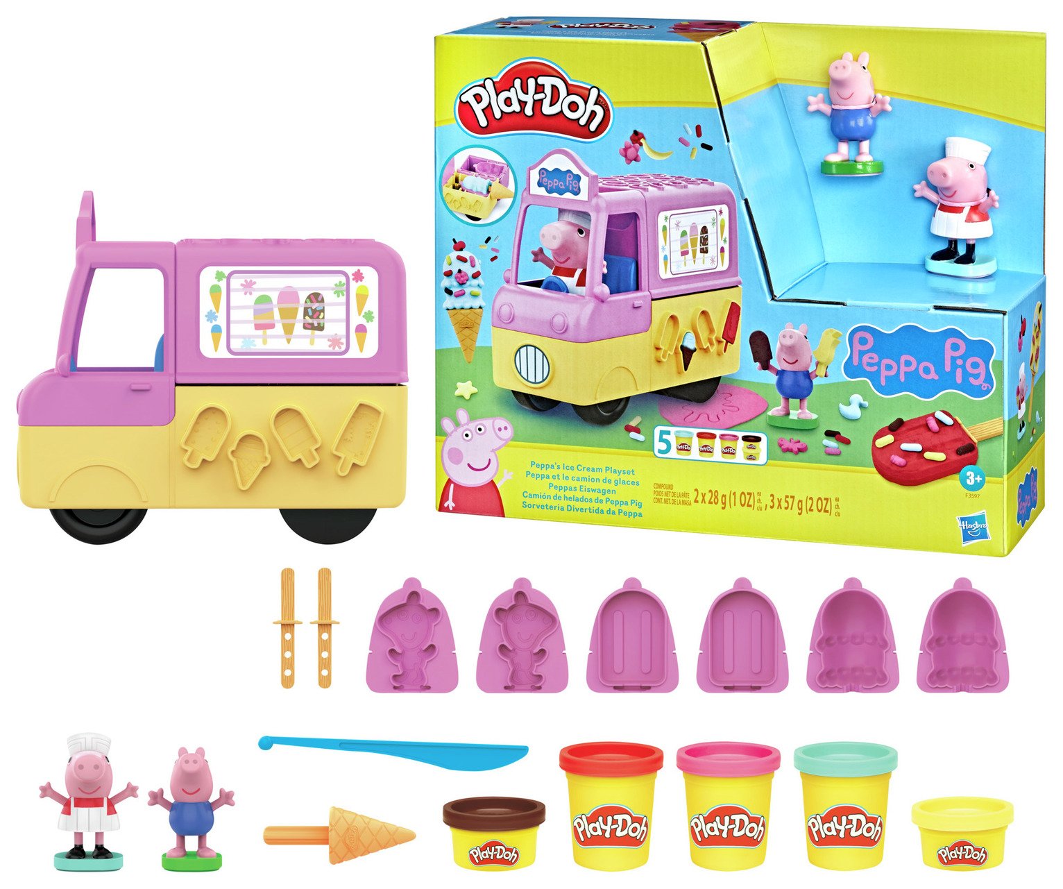 Play-Doh Peppa\'s Ice Cream Playset