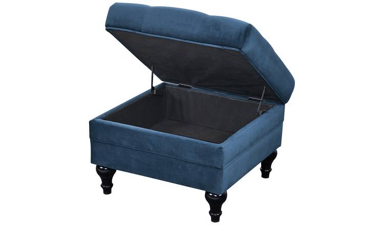 Argos deals blue chesterfield