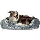 Crushed velvet dog bed hot sale groupon