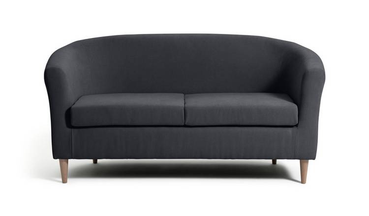 Habitat 2 Seater Fabric Tub Sofa - Dark Grey