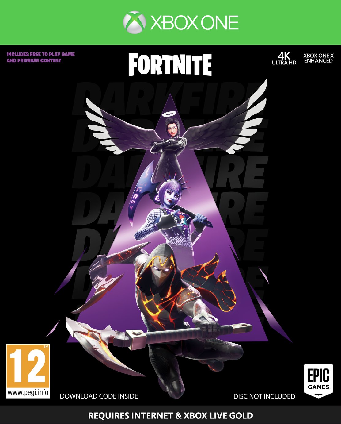 fortnite darkfire bundle xbox one code