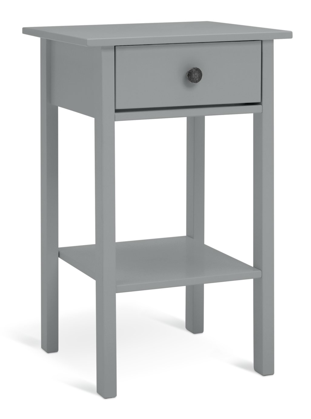 Habitat Minato 1 Drawer Bedside Table - Grey