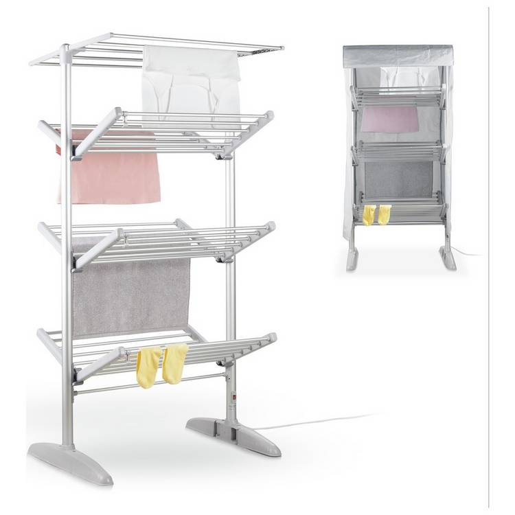 Minky Sure Dri 23m 4 Tier Heated Clothes Airer with Cover 0