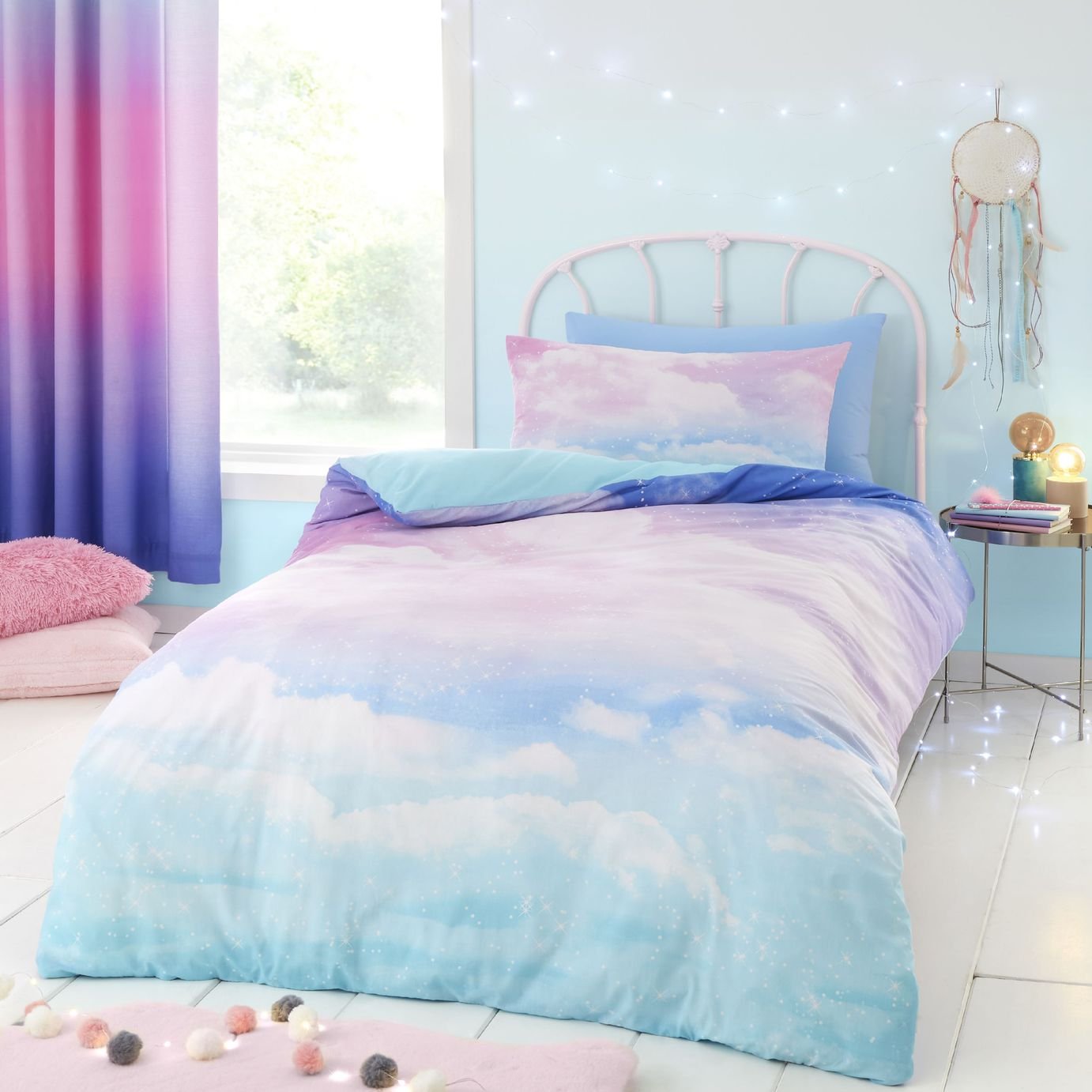 Catherine Lansfield Cloud Kids Bedding Set - Double