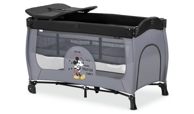 Buy Hauck Disney Sleep n Play Travel Cot Mickey Mouse Grey Travel cots Argos