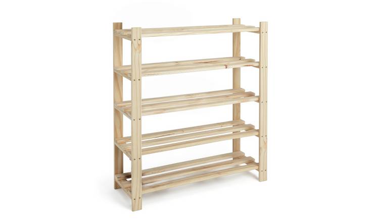 Pine hot sale shoe rack