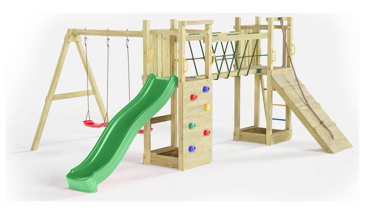 Wooden climbing hot sale frames argos