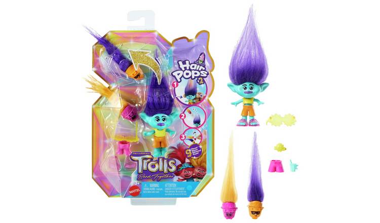 Buy Trolls Band Together Hair Pops - Branch Small Doll | Dolls | Argos