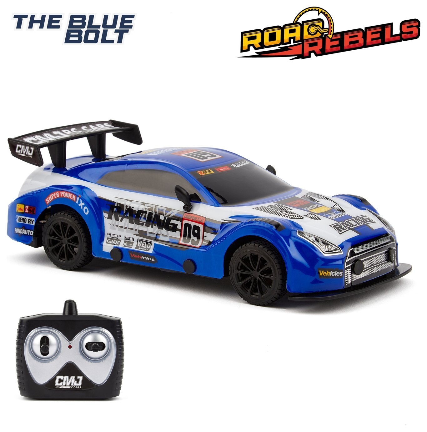 CMJ RC Cars 1:24 Scale Road Rebels - Blue