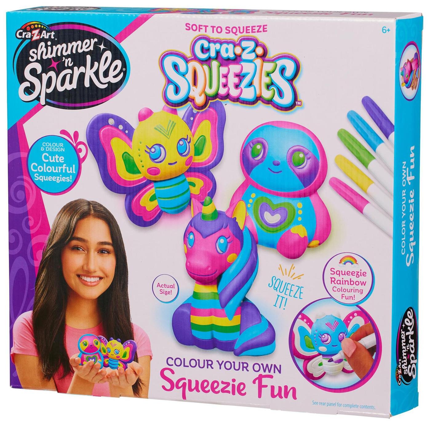 Shimmer N Sparkle Cra Z Squeezies SuperTip Markers