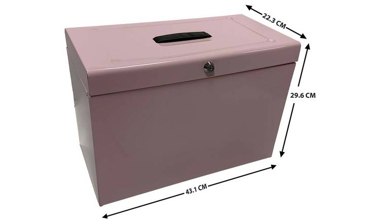 Metal deals file box