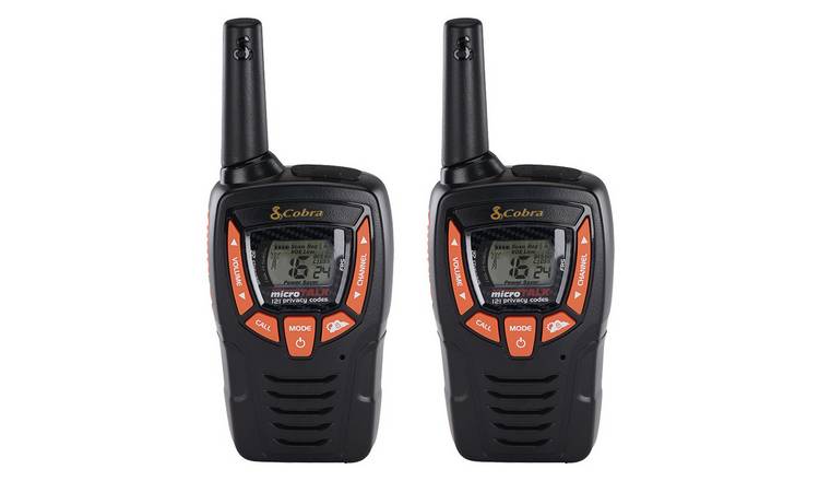 Cobra AM655 Two Way Walkie Talkie - Twin Pack 8km Range