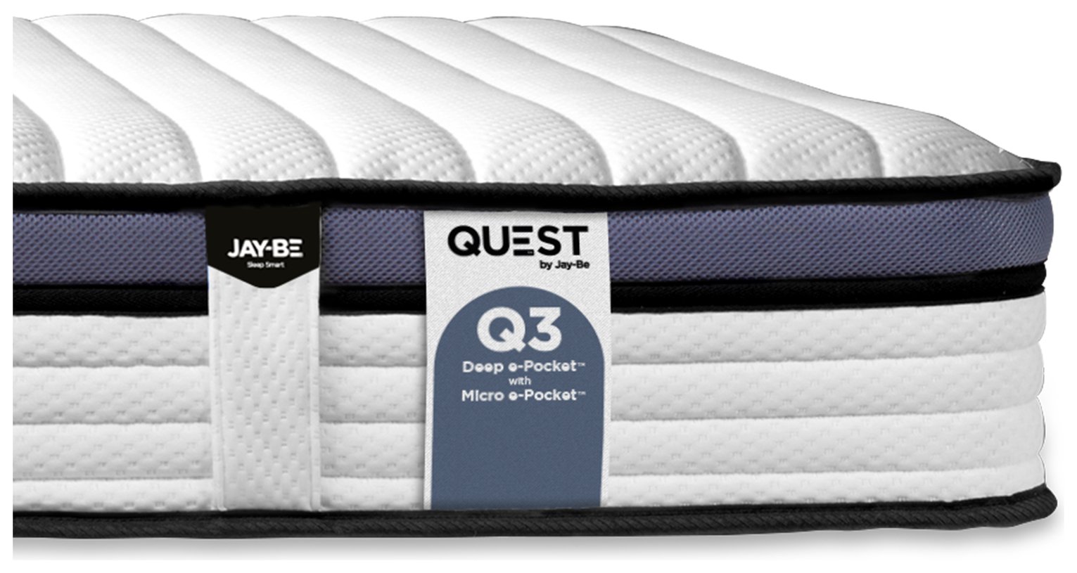 Jay-Be Quest Q3 Eco Micro E-pocket Kids Single Mattress