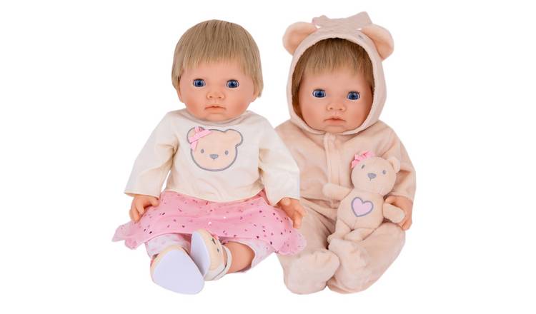 Argos twin baby store dolls