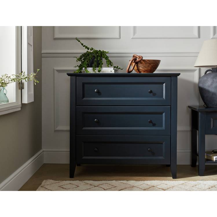 Habitat Kingham 3 Drawer Chest - Blue 0