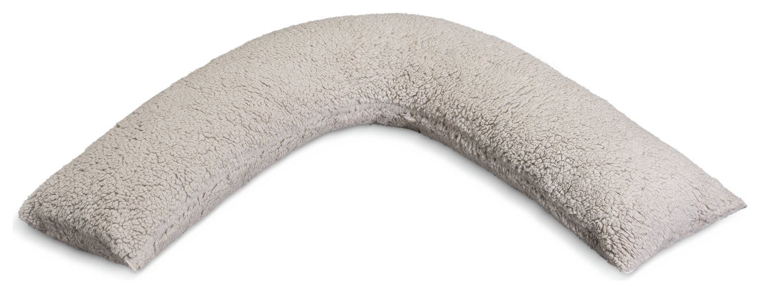 Habitat Fleece V Shaped Pillow - Grey