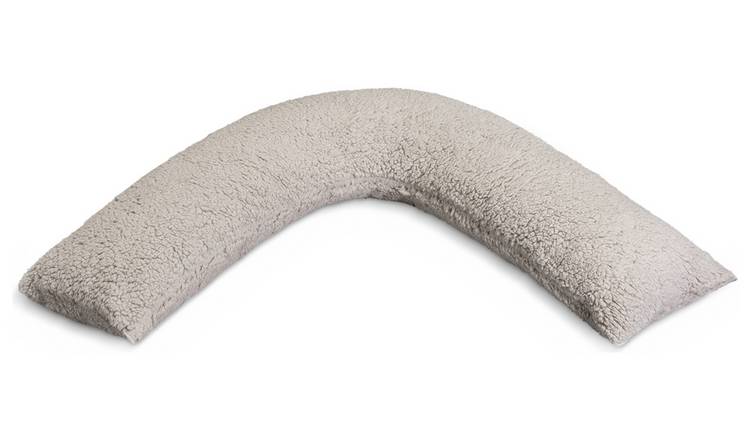 Buy Habitat Fleece V Shaped Pillow Grey Pillows Habitat