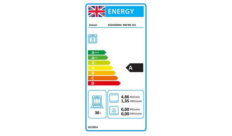 55cm gas cooker argos