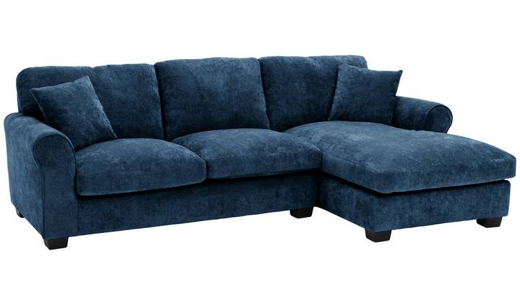 Argos blue store sofa