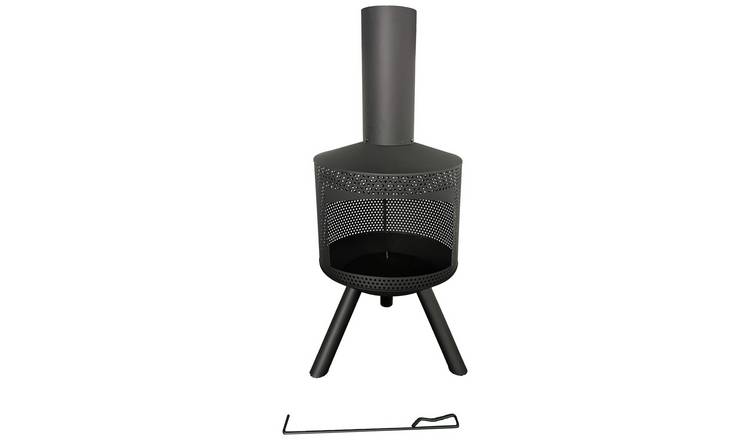 Habitat Steel Chimenea With Poker