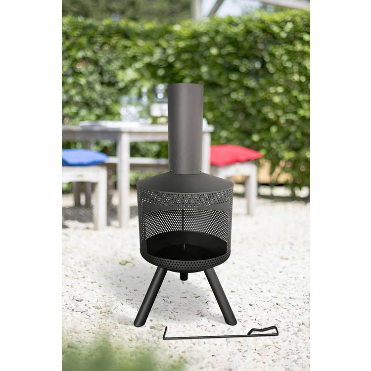 Habitat Steel Chimenea With Poker 0