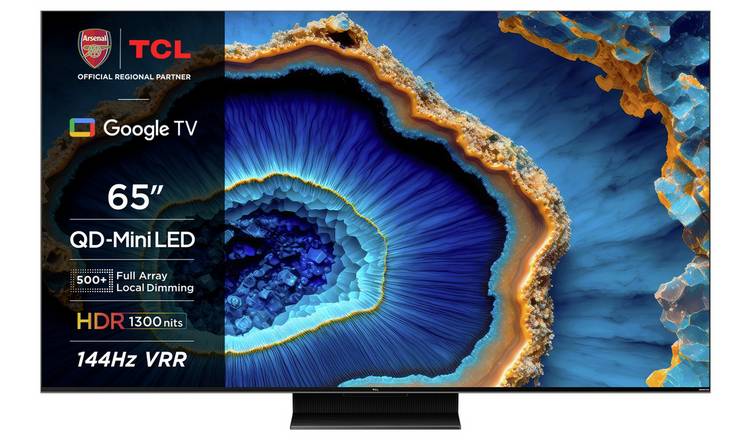 TCL 65 Inch 65C805K Mini-LED 4K Ultra HD HDR Smart TV