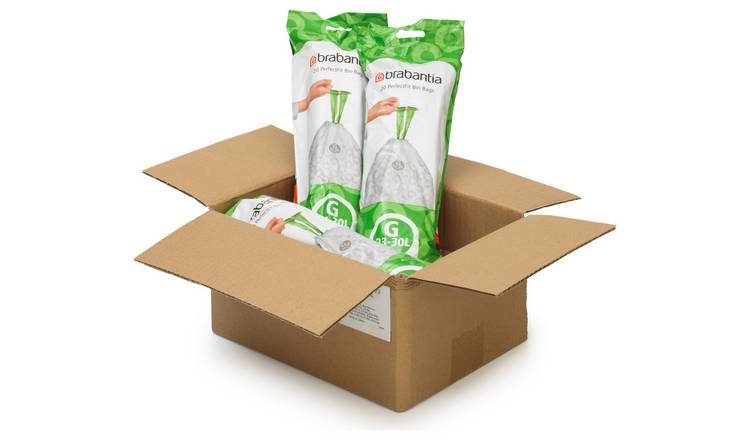 Buy Brabantia 30L Code G Bin Liners - Pack of 120, Kitchen bins