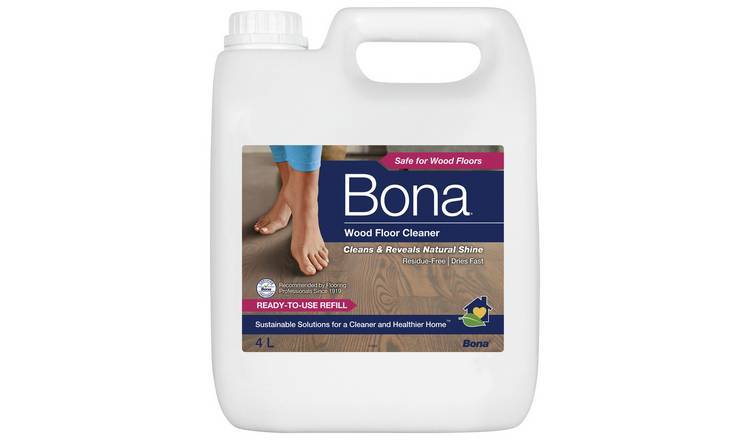 Bona 4L Wood Floor Cleaning Solution Refill