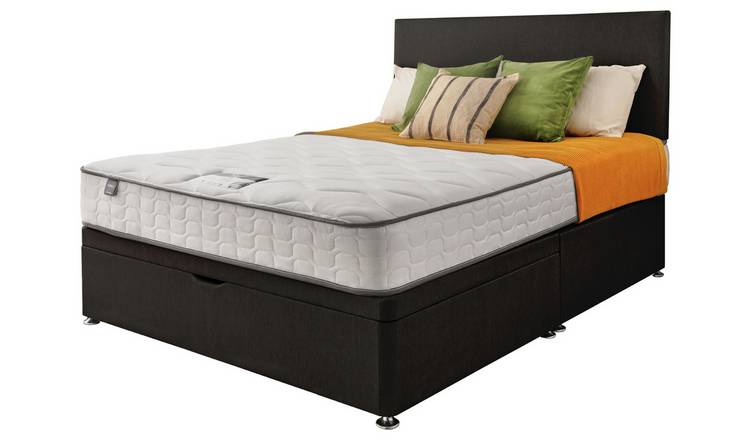 Silentnight Comfort Double Half Ottoman Bed - Charcoal