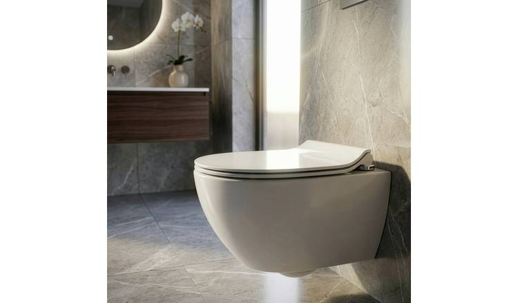 Croydex Michigan Thermoset Toilet Seat - White