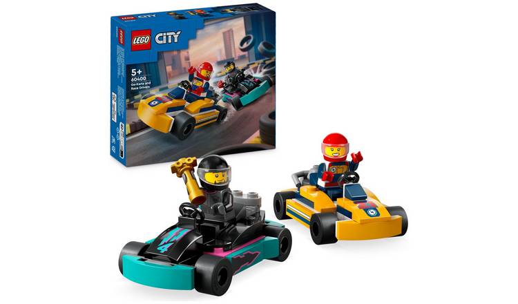 LEGO City Go-Karts and Race Drivers Vehicle Toys Set 60400