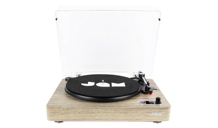 Jam Vinyl Bluetooth Turntable Record Player - Light Wood