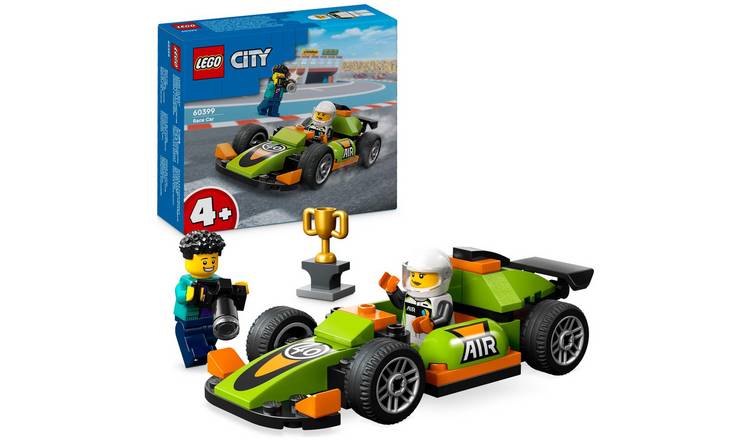 Buy LEGO City Green Race Car Toy 4 Vehicle Building Set 60399