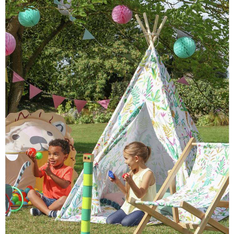 Party Animals Tepee Play Tent 0